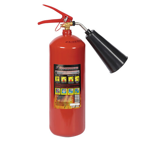 Огнетушитель углекислотный ОУ-3, ВСЕ закачной, в индивидуальном коробе, ЯРПОЖ, ш/к 28932
