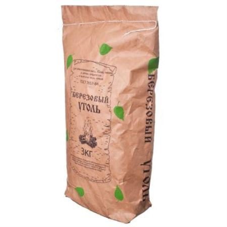 Уголь древесный березовый 3 кг