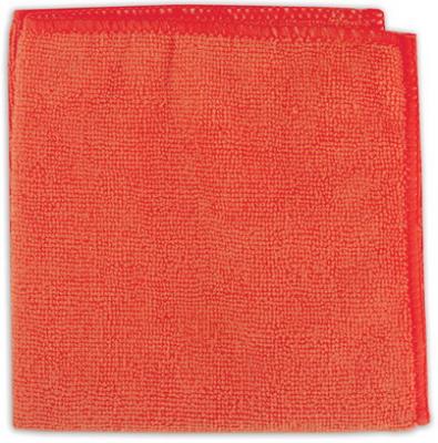 Салфетка из микрофибры 30х30 красная, 320 г/м2