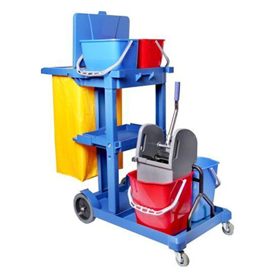 Тележка сервисная вёдра 2х17л+2х9л с отжимом