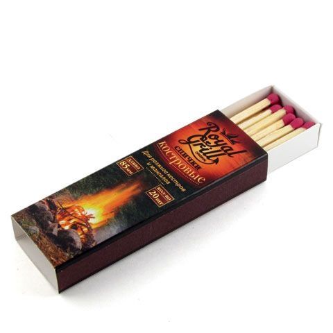 Спички Роял Гриль Костровые 30шт