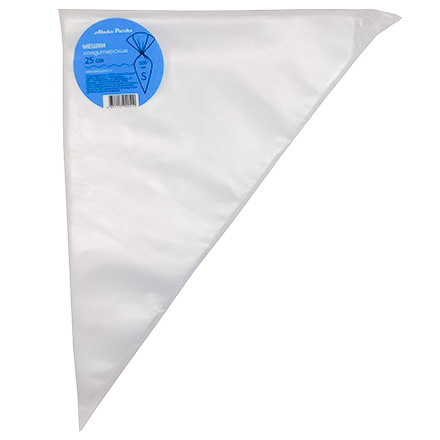 Мешок кондитерский в пласте, прозрачный d-40 h-25мм, 30 мкм/ 100шт