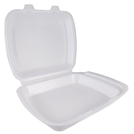 Ланч-бокс LB 81 бессекц., 247*208*64мм/ белый с 2 ярлыками