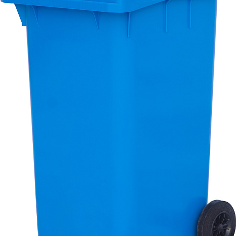 Мусорный контейнер 240л голубой