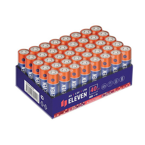 Батарейка Eleven AA (LR6) алкалиновая, OS40