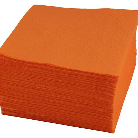 Салфетки БигПак интенсив 24*24 400, оранжевые