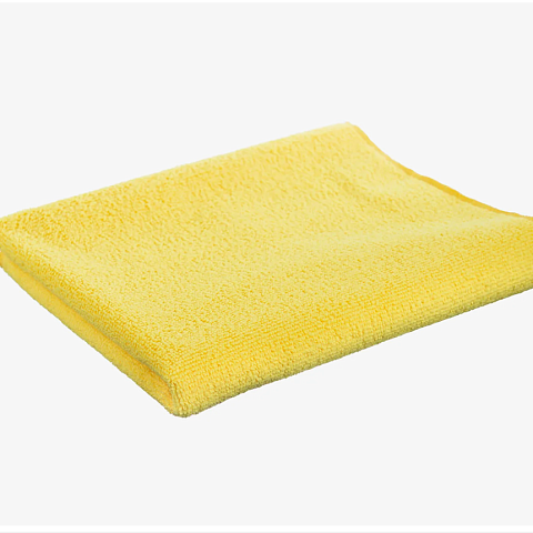 Тряпка для мытья пола микрофибра, 50*100см желтая