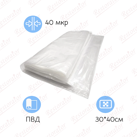 Пакет фасовочный ПВД 30*40*40мкр (1,95кг)