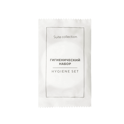 Гигиенический набор во флоупаке (2 ватные палочки + 3 диска) Suite collection