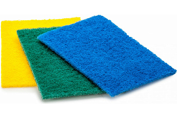 Абразивная салфетка 130х90мм MIX цвет/3шт. пач.