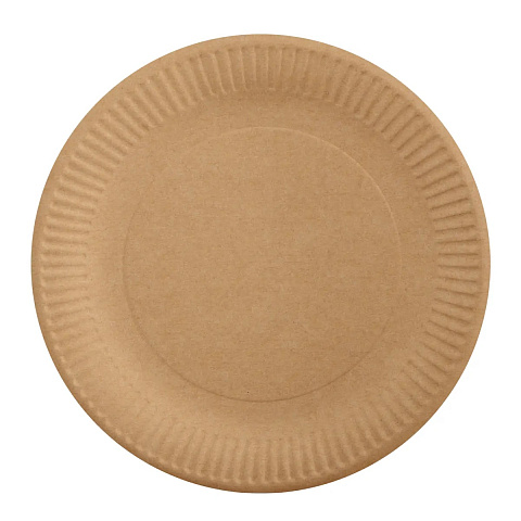 Тарелка d-18см/ крафт