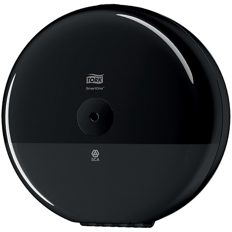 Диспенсер для туалетной бумаги в рулонах Tork SmartOne (T8), пластик, механический, черный,