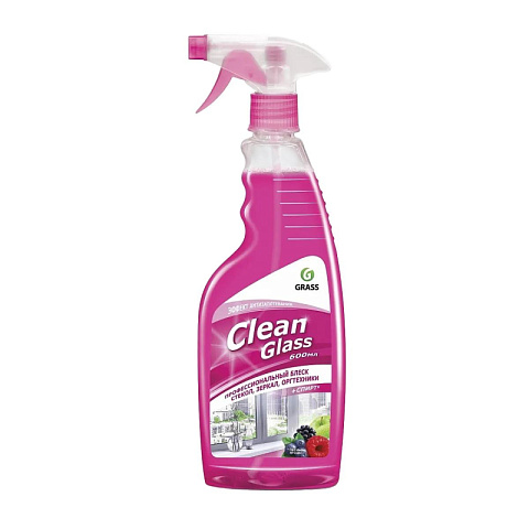Средство для стекол и зеркал Grass Clean Glass лесные ягоды 600мл_УС