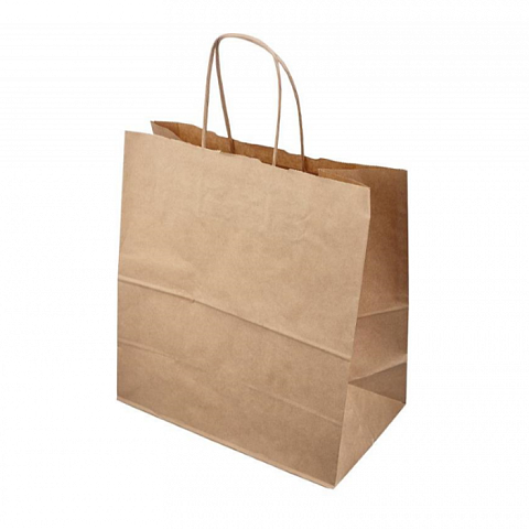 Пакет бумажный с кручеными ручками, 260*150*340мм