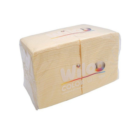 Салфетки WiLoo интенсив 24*24 400 листов шампань