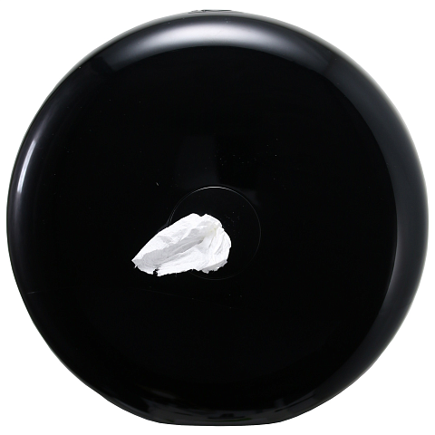 Диспенсер для туалетной бумаги с центральной вытяжкой Луна, черный