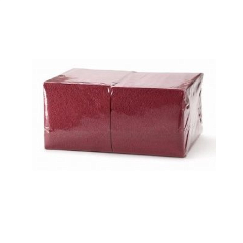 Салфетки БигПак интенсив 24*24 400, бордо 
