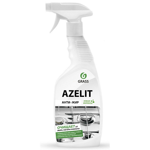 Средство для чистки плит Azelit 600мл тригер Антижир, СВЧ, грили, копт.УС