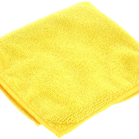 Салфетка из микрофибры 30х30 желтая