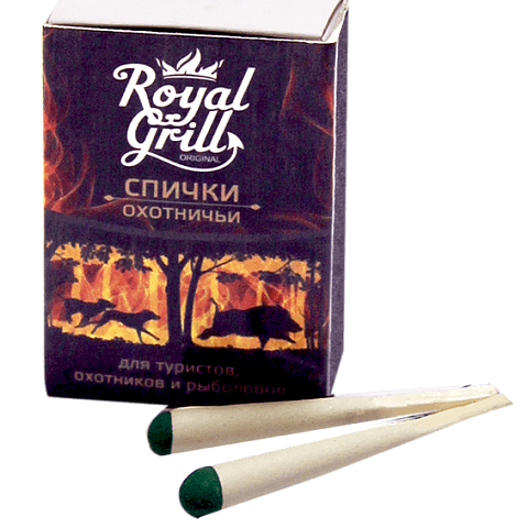Спички Роял Гриль Охотничьи 45 мм 20 шт