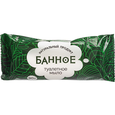 Мыло туалетное твердое  Банное  90гр. РМЗ_Члб