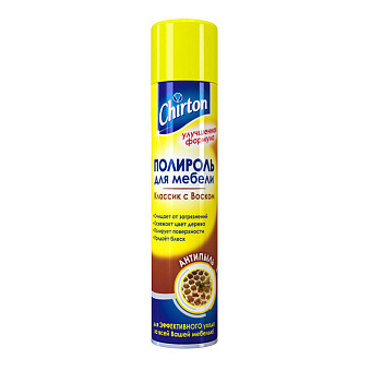 Полироль для мебели Chirton "Антипыль Классик", с воском