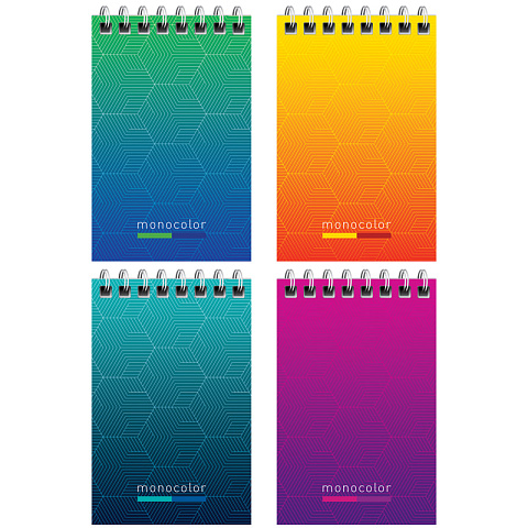 Блокнот А7 40л. на гребне 