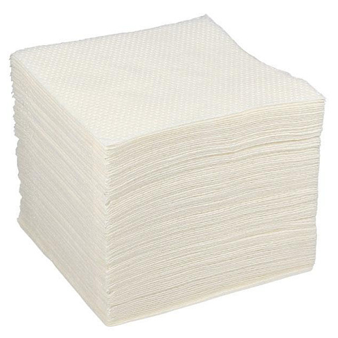Салфетки бумажные 24*24 белые, эконом 100 листов