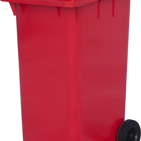 Мусорный контейнер 240л красный