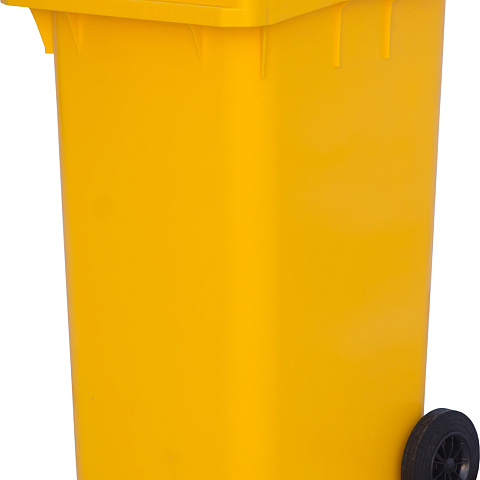 Мусорный контейнер 240л желтый