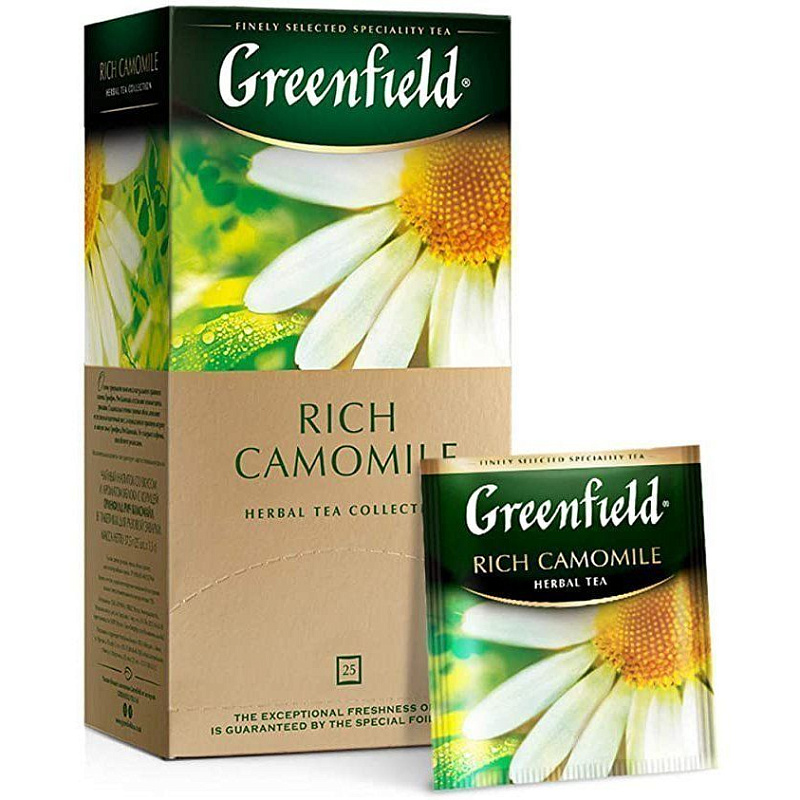 Чай Greenfield Rich Camomile травяной, 25пак/уп