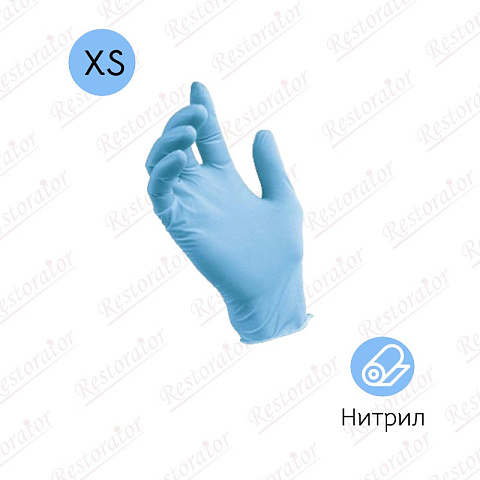 Перчатки нитриловые 3 гр XS (100 пар) пара