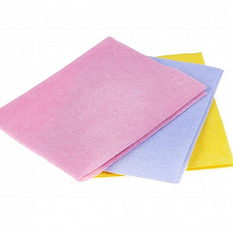 Салфетки вискозные кухонные 38х30 эконом, 5шт