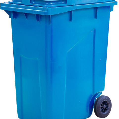 Мусорный контейнер 360л синий