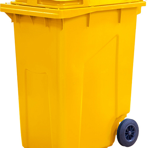 Мусорный контейнер 360л желтый