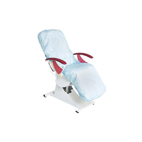 Чехол одноразовый Чистовье для кушетки на резинке 200x90 см (голубой, 10 штук в упаковке)