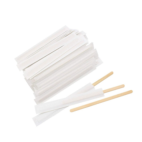 Размешиватели деревянные в инд.упаковке, 40 шт в упак