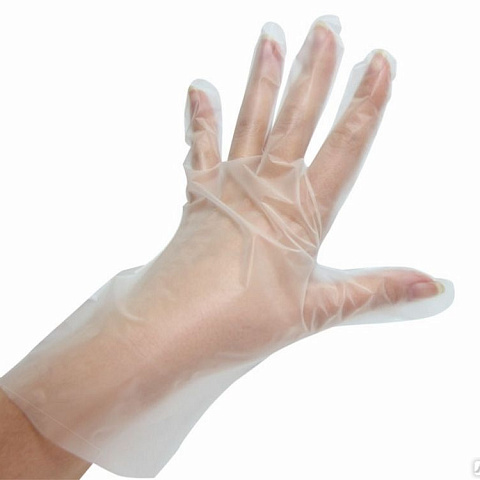 Перчатки одноразовые эластомер L, прозрачные 50 пар