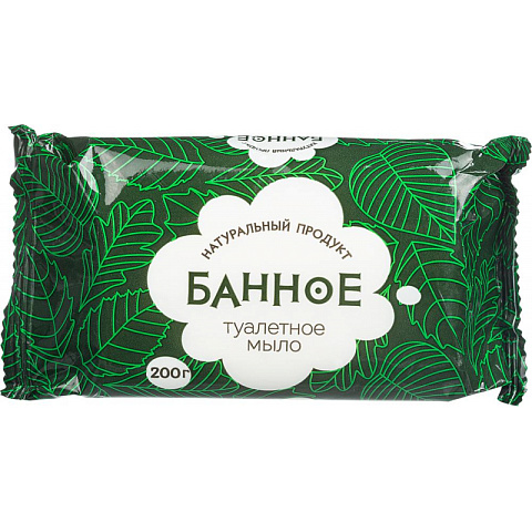 Мыло туалетное твердое  Банное  200гр. РМЗ_Члб