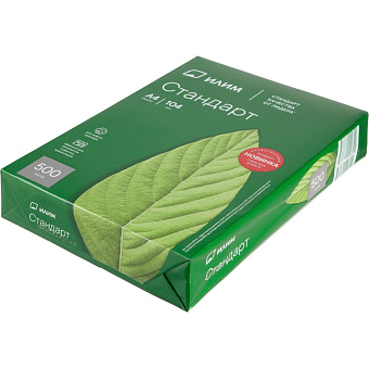 Бумага Илим Стандарт А4, 80г/м2, 500л., 146%