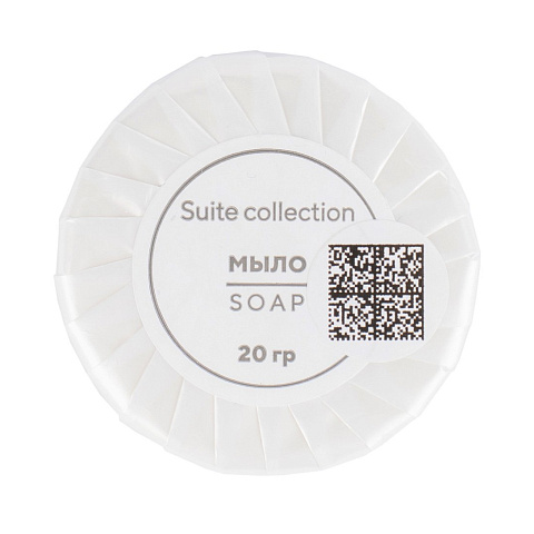 Мыло туалетное круглое в гофре, 20 г Suite collection