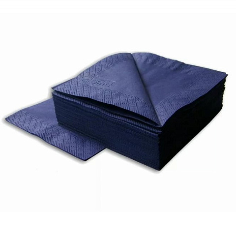 Салфетки бумажные Ресторатор 24*24 2 сл. 230л. синие