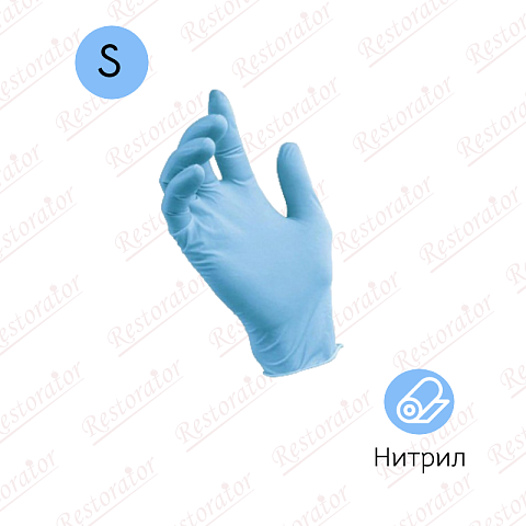 Перчатки нитриловые 3 гр S (50 пар), пара