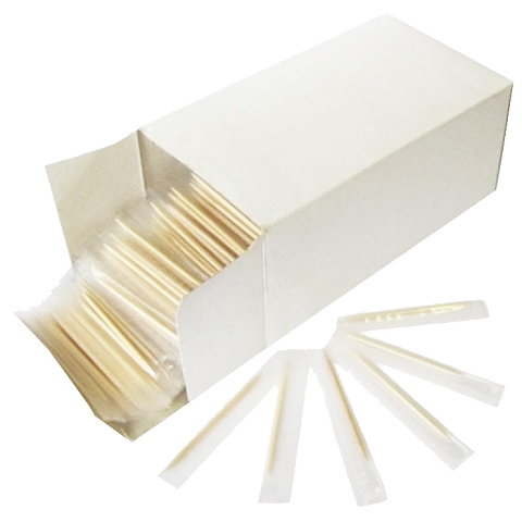 Зубочистки в индивидуальной упаковке, 1000шт