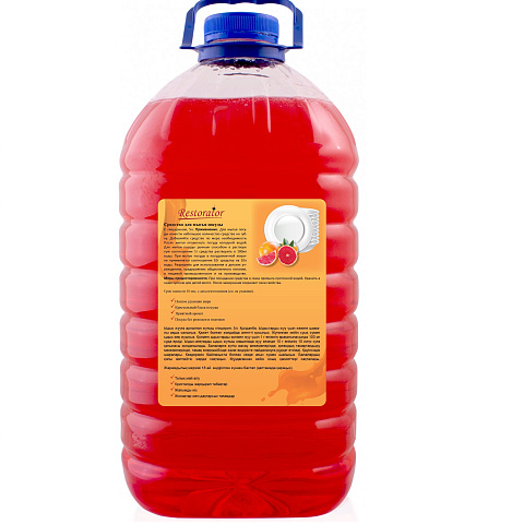 Средство для мытья посуды "Апельсин-грейпфрут", с глицерином, 5л